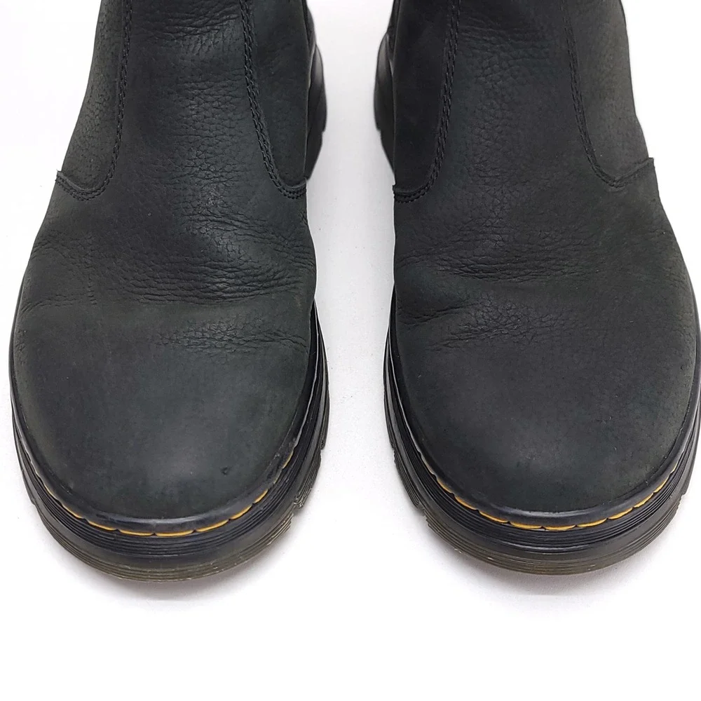 Dr. Martens Hardie II Black Leather Chelsea Boots Mens Size 10 US 9 UK